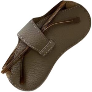 Synthetic Leather Glasses Case Holder Portable Slim Pouch Soft Eyeglasses Eyewear Sleeve Women Men Lightweight