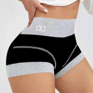 4pcs High-Waist Colorblock Bikini Briefs - Light Beige-Friendly, Comfortable & Breathable, Vibrant Color Block Design, Perfect for Halloween & Christmas Gifts, Elegant Style, High-Rise, Moisture-Wicking, Skin-Friendly Material, Ideal for Casual Attire, High Waisted Bikini