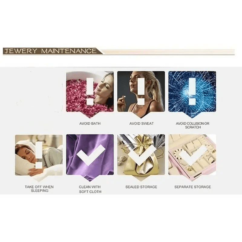 Elegant Ring Set - 2pcs, Sparkling Zirconia Engagement & Wedding Ring for Bride, Luxurious Jewelry, Valentine's Day Gift - Image 6