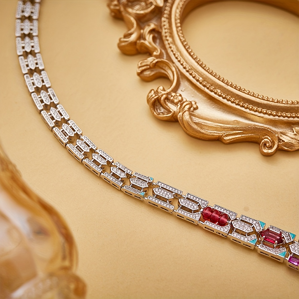 2pcs Exquisite Tassel Necklace and Earrings Set, Plated, Suitable for Daily Wear and Gifting, Party Favors, Holiday Parties, Dates, Vacations, Birthdays, Anniversaries, Valentine'S Day, Travel, Holiday Gifts, For Teenager - Image 5