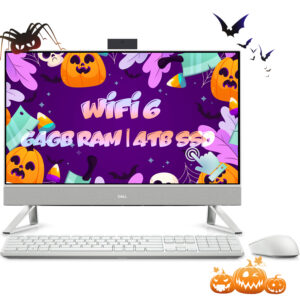 Dell Inspiron 27-inch All-in-One Desktop Computer, 27" FHD Touchscreen, Intel Core 7 150U, 64GB RAM, 4TB SSD, NVIDIA GeForce MX570A, Wi-Fi 6, Windows 11 Home, Office Computer, Home Office, Sleek Desktop, Touchscreen Monitor, Highperformance Pc