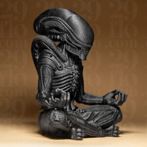 Alien Statue - Xenomorph Collectible Figure, 3D Printed-Look Plastic Model for Home/Office/Cabinets, Indoor/Outdoor Halloween & Sci-Fi Decor, Iconic Movie Creature Gift for Fans (No Power Required)