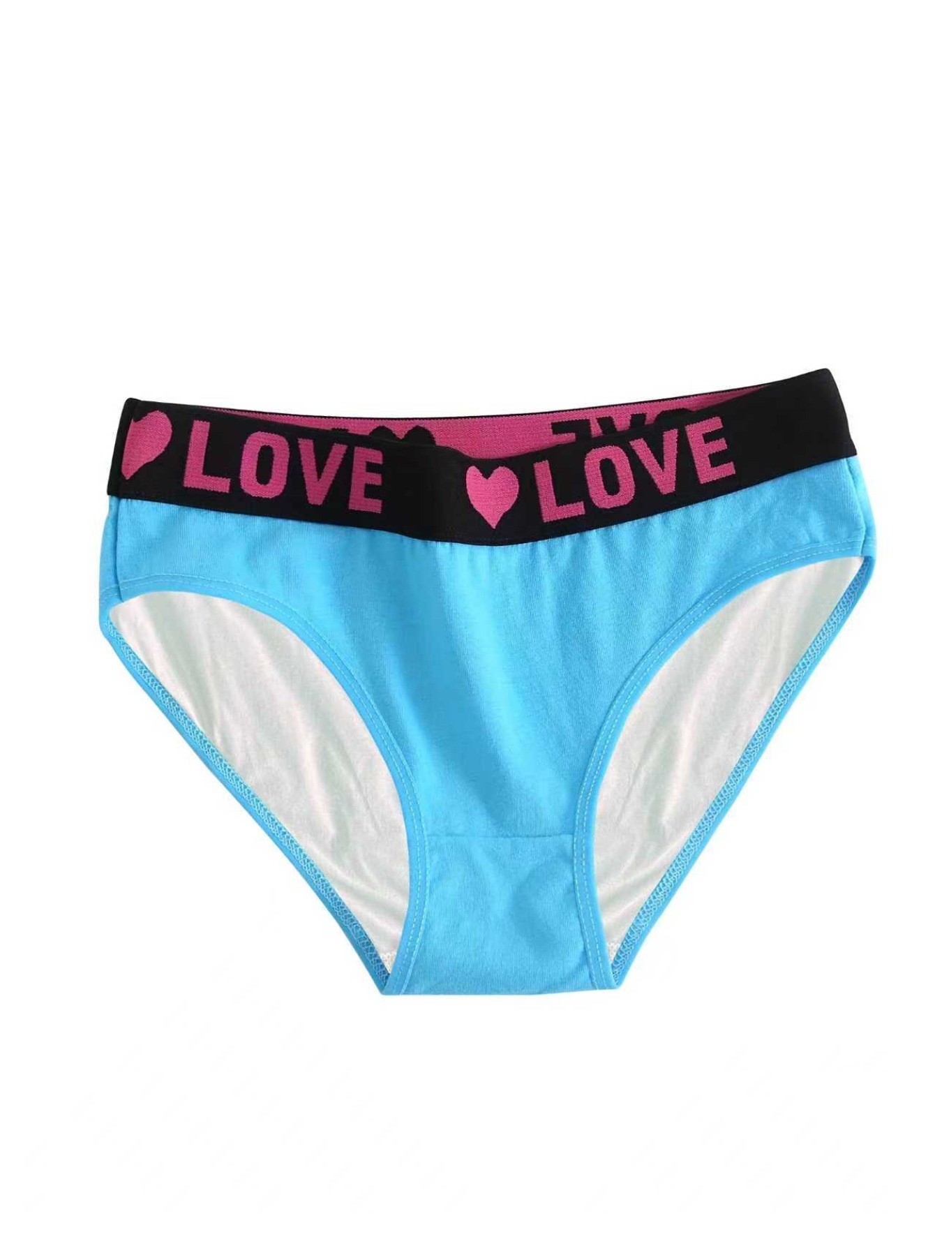 12 Colors, Randomly Selected 1pc Seamless Letter Print Contrast-Fit Triangle Panties, Simple, Comfortable, and Breathable, Seamless Elastic Underwear, Women's Intimates - Image 10