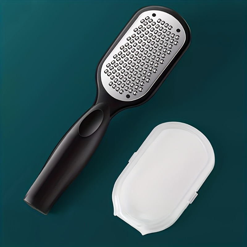 1pc Professional Stainless Steel Foot Scrubber - Splash-Proof Design, Durable Rust- Handle, Essential Tool for Home SPA, Pedicure and Nail Care, High-Quality Fine and Coarse Grit Scrubber, Ergonomic Grip, Ideal Gift for Graduation, Thanksgiving, and - Image 8