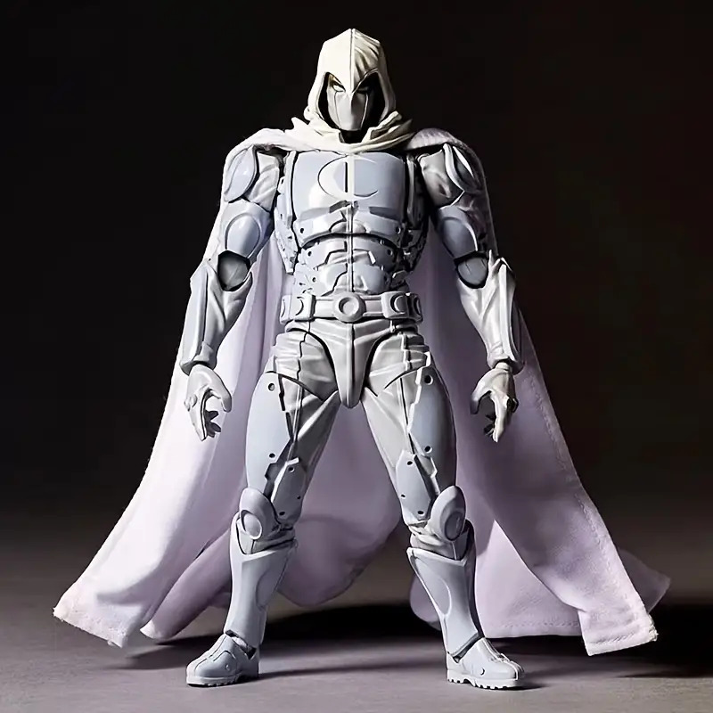 Classic Movie Figure - Armored Hooded Anime Statue with Dynamic Action Pose, Highly Detailed Collectible Action Figure with Detachable Cape & Sword, Compatible with Anime Decorations, Finely Crafted Character Portrait for Display, Fan Gift for Colle