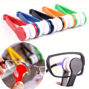 Portable Multi-Functional Glasses & Eyewear Cleaning Brush, 15pcs with Soft Microfiber Cloths, Scratch-Resistant Lens Cleaner, Suitable for Glasses Fashion Glasses Smartwatch Phone Lenses