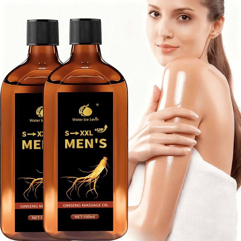 S-XXL +UP Men'S Ginseng Massage Oil with Shea Butter & Coconut Oil | Intense Hydration for Firm, Moisturized Skin - Nourishing Formula with Hyaluronic Acid & Tocopherol - Circular Massage Application for Deep Absorption - Suitable for All Skin Types - Image 7