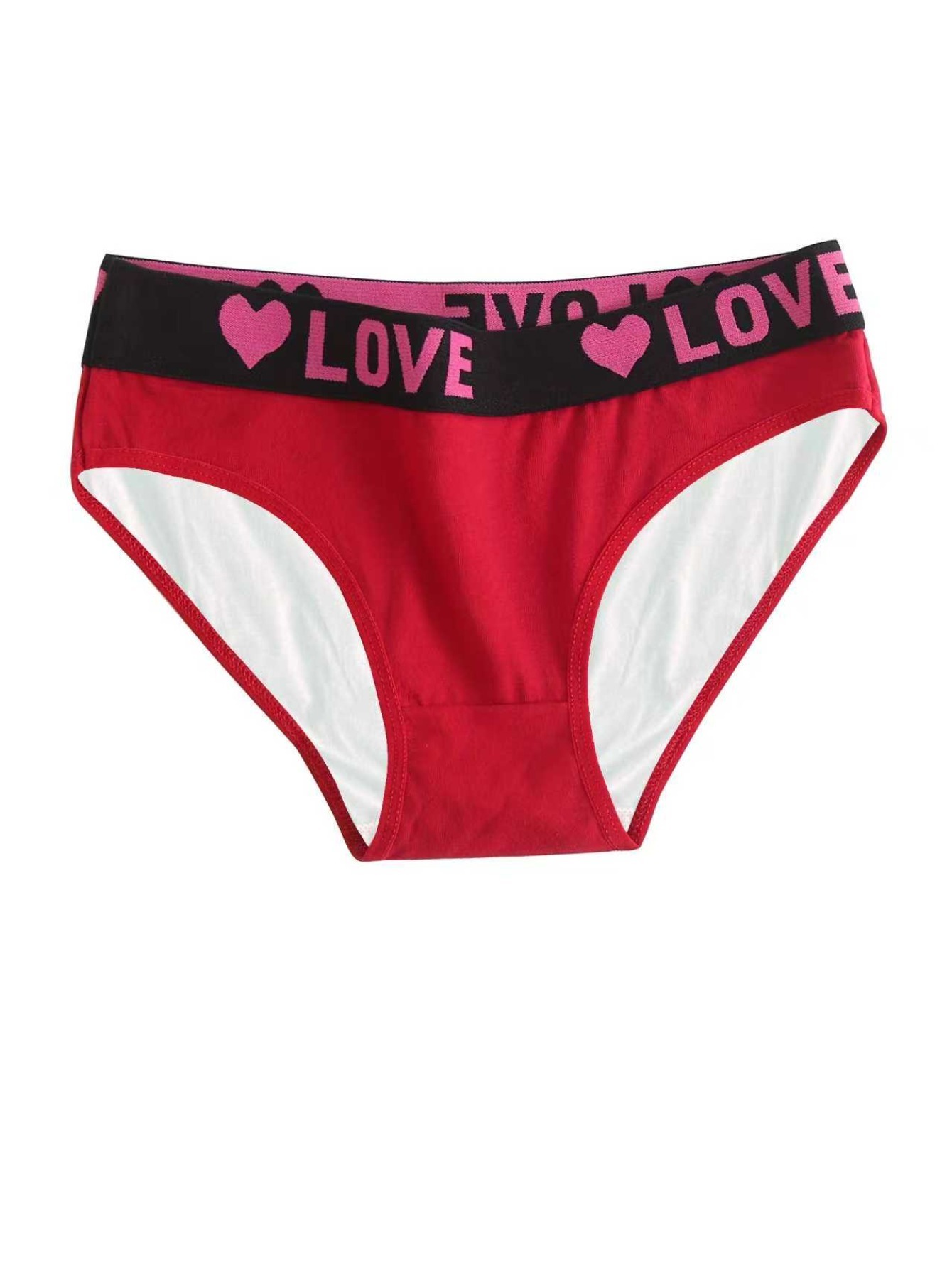 12 Colors, Randomly Selected 1pc Seamless Letter Print Contrast-Fit Triangle Panties, Simple, Comfortable, and Breathable, Seamless Elastic Underwear, Women's Intimates - Image 7