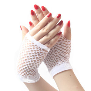 8pcs Women's Breathable Mesh Fingerless Gloves with Split-Finger Design - Cool Stage Performance Gloves Suitable for Dance, Parties, Sports & Fashion Accessories - Breathable Gloves for Performances & Events