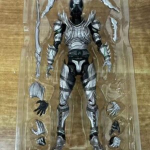 A Handsome Silvery Armor Anime Figure Suitable for Car Desktop Decoration Model Anime Enthusiast's Birthday Holiday Gift