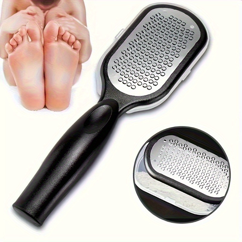 1pc Professional Stainless Steel Foot Scrubber - Splash-Proof Design, Durable Rust- Handle, Essential Tool for Home SPA, Pedicure and Nail Care, High-Quality Fine and Coarse Grit Scrubber, Ergonomic Grip, Ideal Gift for Graduation, Thanksgiving, and - Image 6