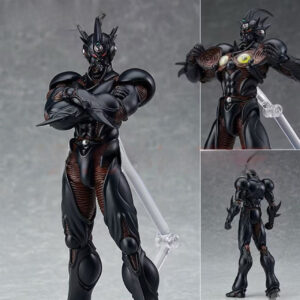 Stylish Black Movable Mecha Anime Figure - Highly Detailed Collectible Model with Red Accents, Dynamic Pose & Detailed Design for Car Dashboard Decoration, Anime Figurine, Detailed Craftsmanship