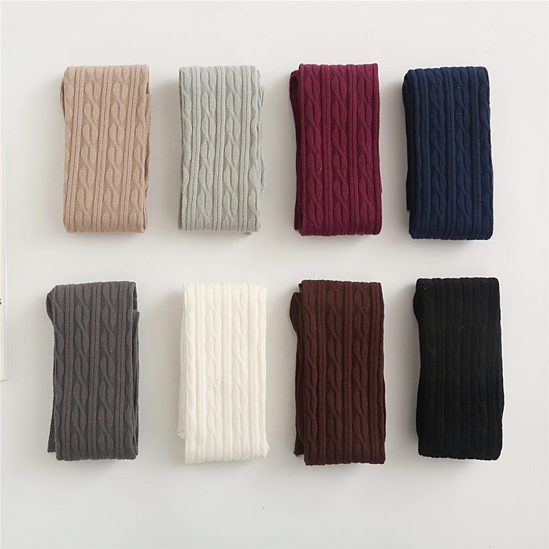 1/ 2/ 4 Pairs of High-quality Autumn and Winter Women's Socks, Thigh Warm, Soft and Comfortable Socks for Autumn and Winter, Knee High Travel, Outdoor S Calf Socks Over Knee Socks - Image 3