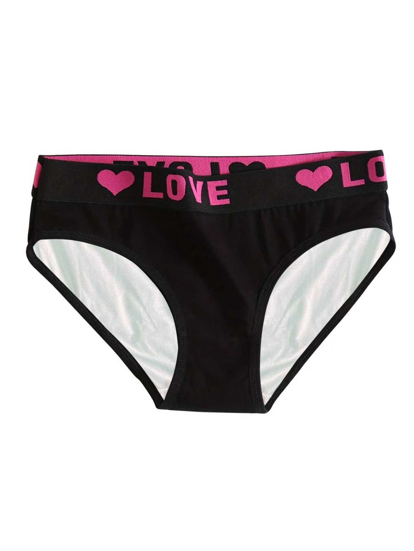 12 Colors, Randomly Selected 1pc Seamless Letter Print Contrast-Fit Triangle Panties, Simple, Comfortable, and Breathable, Seamless Elastic Underwear, Women's Intimates - Image 9