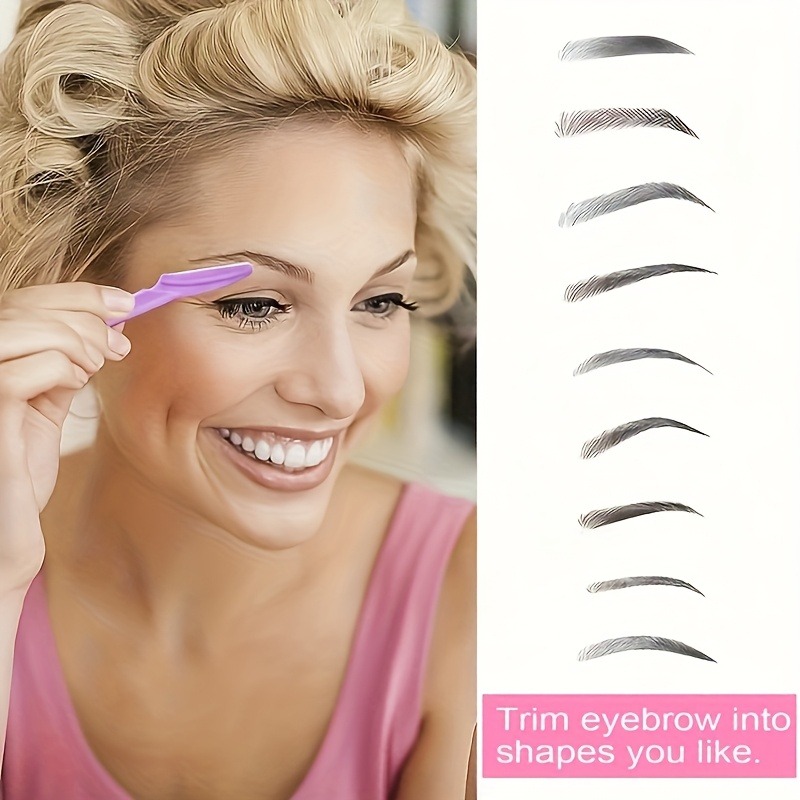 35pcs Multi-Color Full Face & Body Hair Shaver Set for Men & Women - Heavy-Duty Stainless Blades, Complete Kit with Protective Cover - Eyebrow Trimmer, Facial & Body Grooming Tools (No Scissors Included) - Care Kit for - Image 4