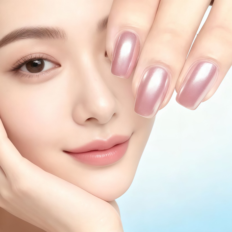 CLAM Premium Rose Golden Nail Polish - Quick-drying Natural Nail Art with Long-lasting Shine, Nail Strengthener for All Hands and Feet, Salon-quality Nail Design, Enhances Nail Toughness, Nail Art Supplies, Nail Technician Accessories, High-end - Image 2