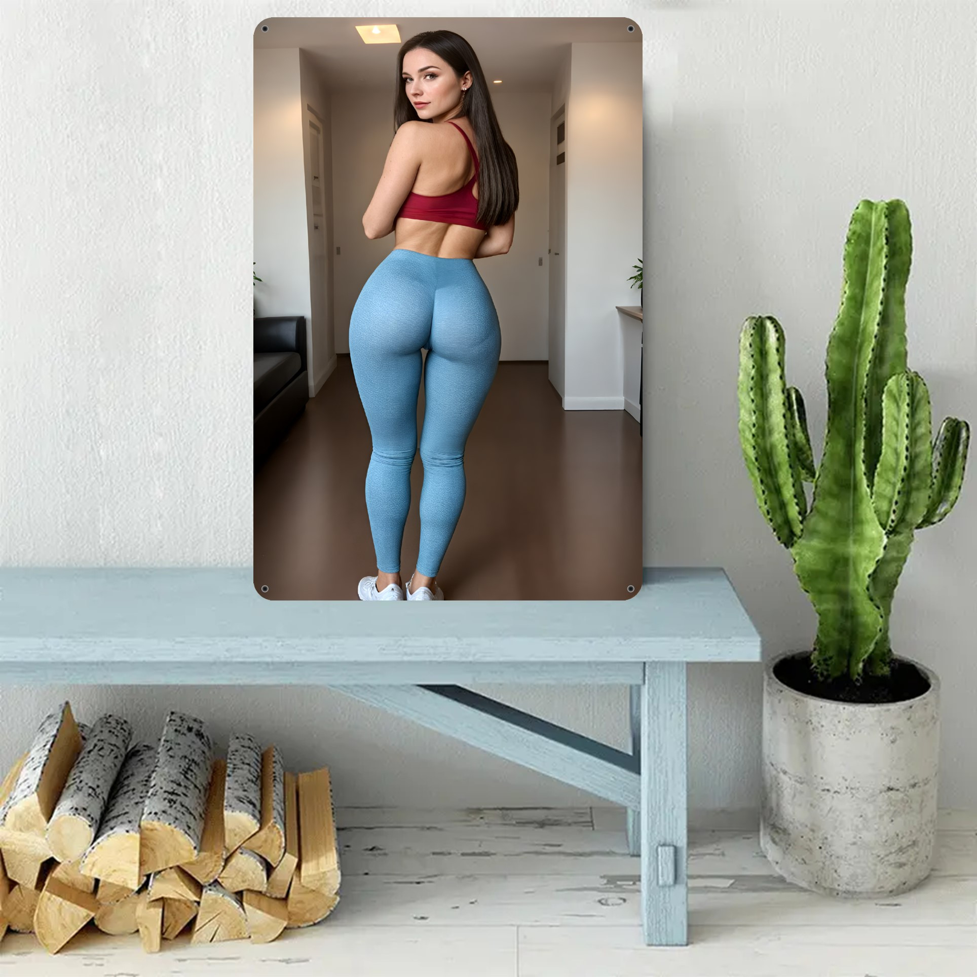 2D Flat, 8x12 Inch Gym Wall Decor Metal Sign - -Themed Fitness Motivational Plaque, Durable Iron Health & Vitality Symbol for Gym, Sports Center, Clinic, Spa - Modern Workout Room Decoration for trainers & athletes, 2D Flat - Image 7