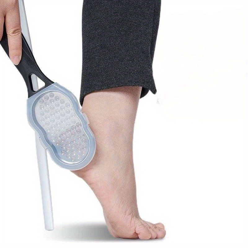 1pc Professional Stainless Steel Foot Scrubber - Splash-Proof Design, Durable Rust- Handle, Essential Tool for Home SPA, Pedicure and Nail Care, High-Quality Fine and Coarse Grit Scrubber, Ergonomic Grip, Ideal Gift for Graduation, Thanksgiving, and - Image 9