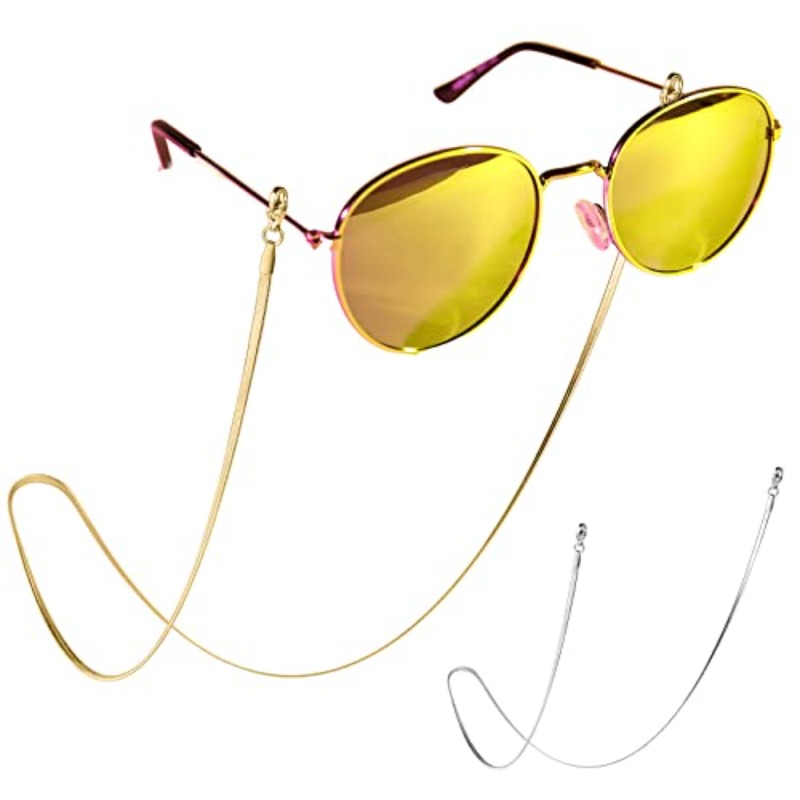 Eyeglass Chains for Women Stylish Glasses Chains Face Mask Holder Black - Image 3