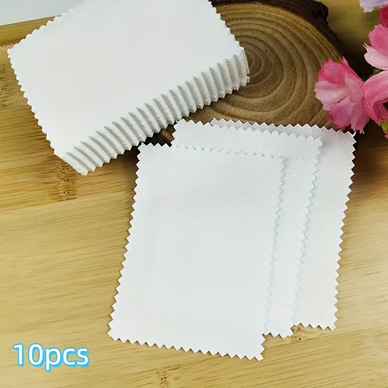 365-Day Use, 10pcs Golden and Silvery Jewelry Polishing Cloth - Suitable for Rings, Necklaces, Bracelets, Beads Cleaning, Anti-Oxidation Polish Cloth, Jewelry Care - Image 3