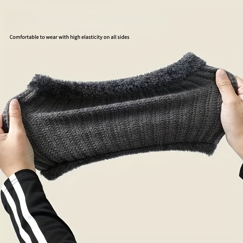 5pcs Winter Warmth Bundle: Ear Protection Hat, Neck Warmer, Touchscreen Gloves & 2 Pairs Thick Socks - Cold Weather Outdoor Gear Suitable for Skiing, for, for Camping - Ideal New Year Gift - Image 9