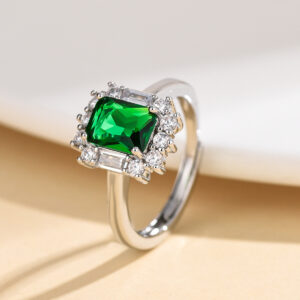 Mens Bold Square Bright Clear Accent Shiny Ring | 925 Silver with Plating and Moissanite, Grid-Patterned Detail, Perfect for Vacation Trips, Formal Banquets, Stylish Party Occasions, and Daily Fashion Outfits, Premium Eye Catching Accessory