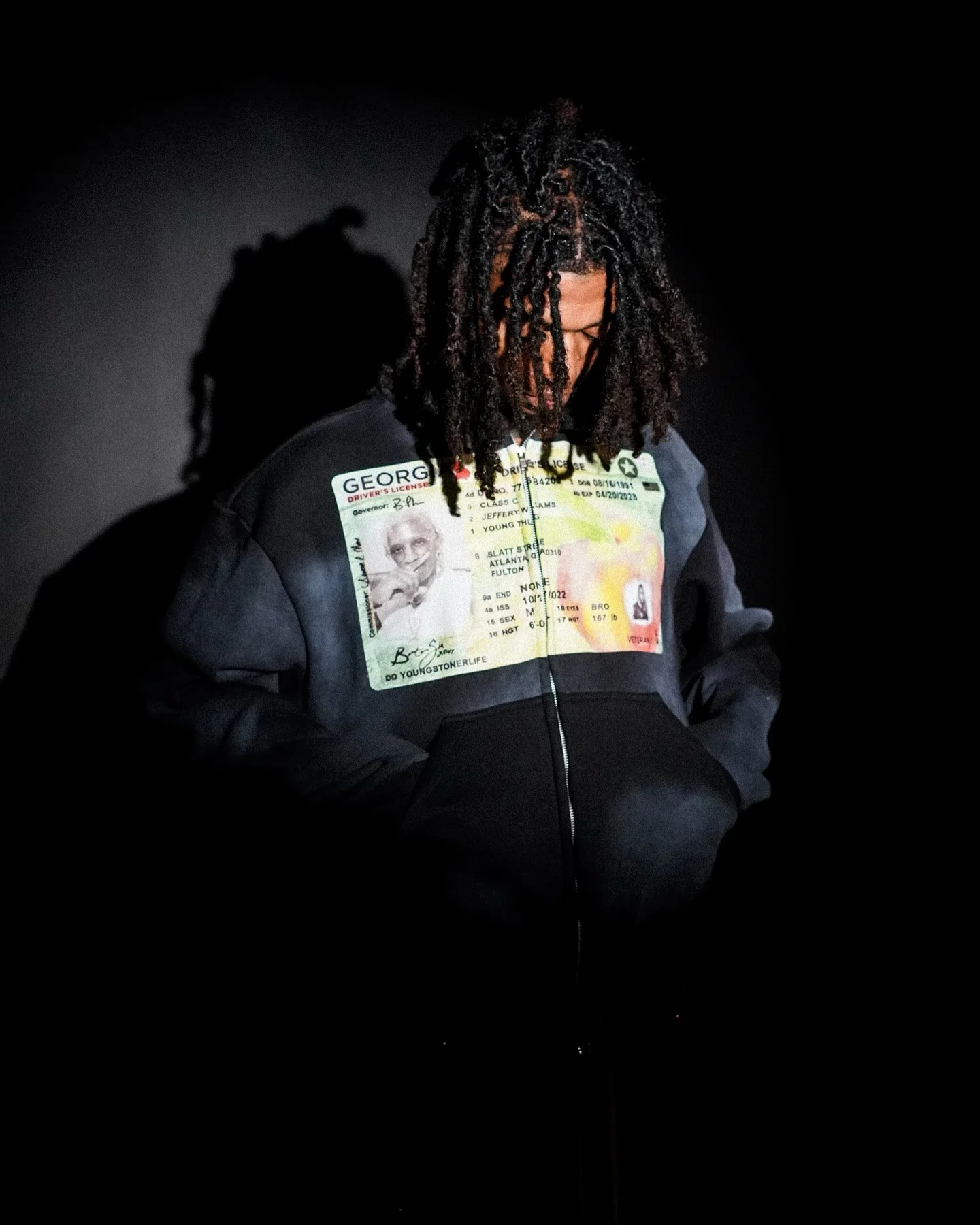 America Retro Street Graphic Printed Hoodie Men Clothing Trendy Y2k Long Sleeve Zip Up Hooded Sweatshirt Overszied Loose Jacket - Image 2