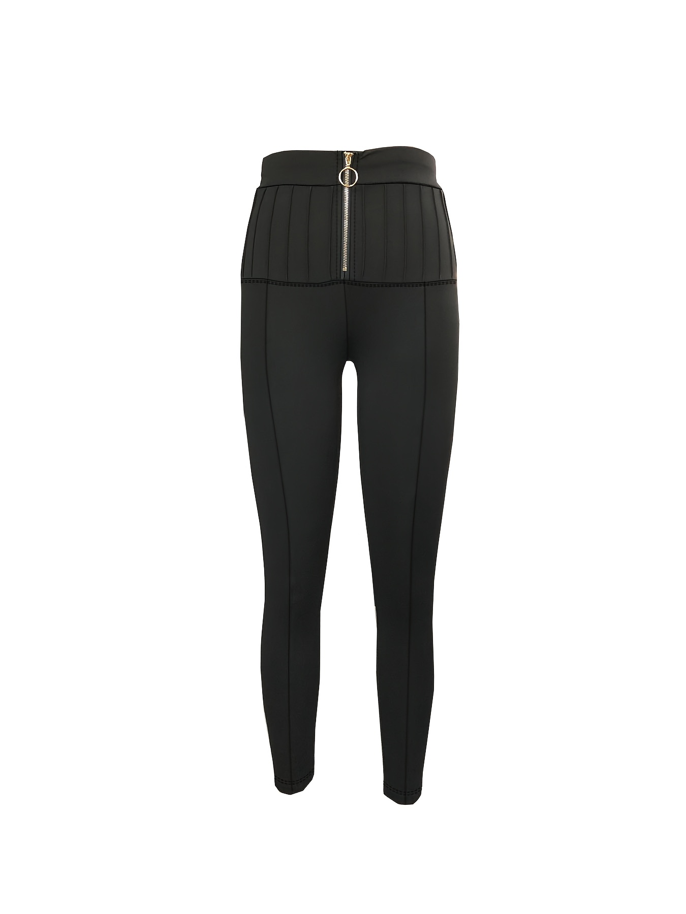 Two-Piece Set, Elegantly Stylish And Versatile for Women, Comfort And Relaxed Fit, Trendy And Personalized Look, Elastic Waistband with Pleats, Front Zipper Design, Perfect for Daily Home Wear Or Commuting - Image 4