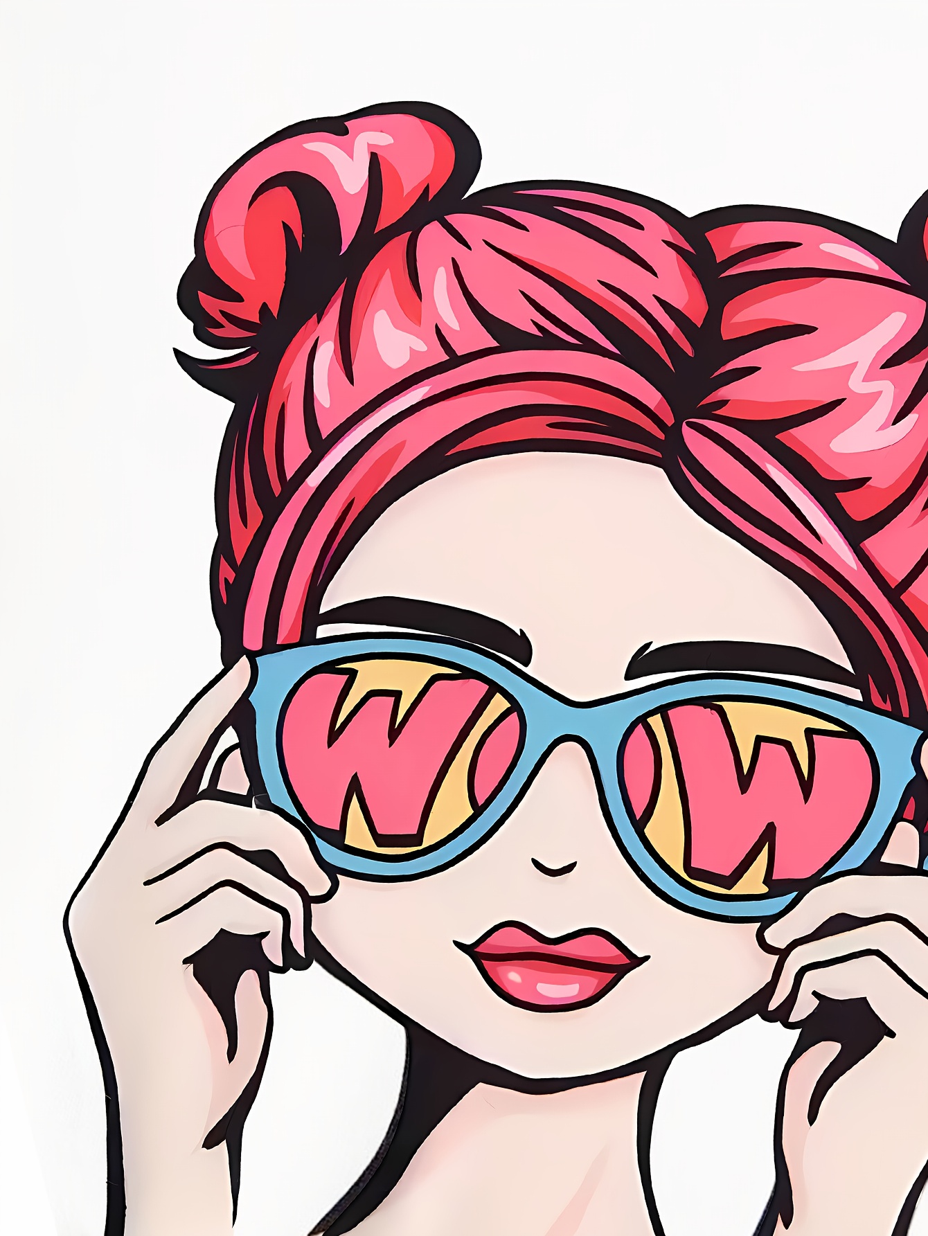 This Is a Sweet And Casual Autumn Outfit for Girls, Featuring Cartoon Prints And Fitted Long Sleeves with Pockets, Not Including Bags Or Other Additions. It Is Suitable for School Uniforms And Teen Girls' Clothing - Image 5