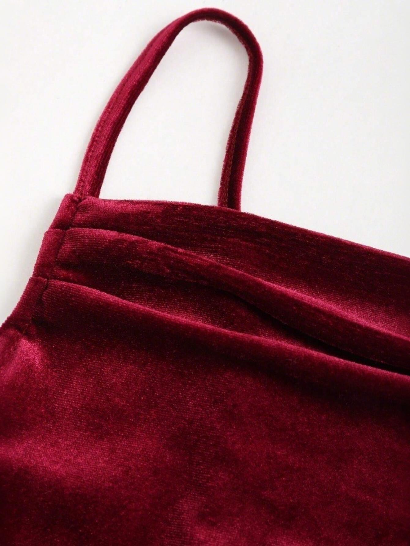 Women'S Elegant Vintage Luxury Deep V-Neck Long Formal gown - Tailored A-Line Party dress with Ruffled Hem, Burgundy/Deep RedNavy/Forest Green/ - All-Season Evening Gala, Wedding, Prom, Awards - Sophisticated Evening Attire for Women - Structured Fi - Image 3