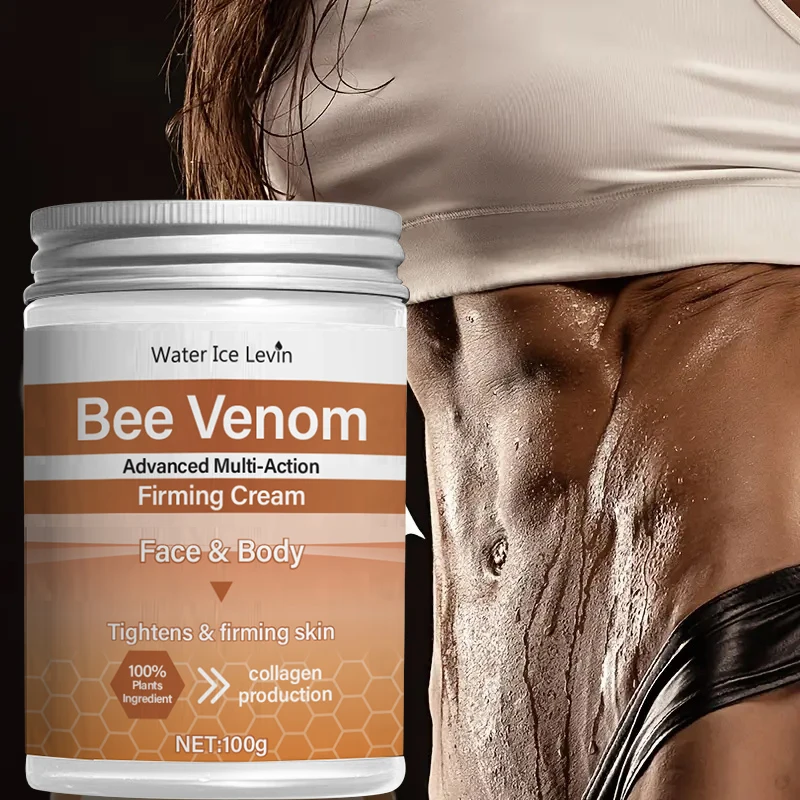 Bee Venom Firming Abdominal Cream - Plant-Based, Moisturizing and Moisturizing Contains Hyaluronic Acid Suitable for All Skin Types, Gentle for Sensitive Skin, Turmeric Skin Care