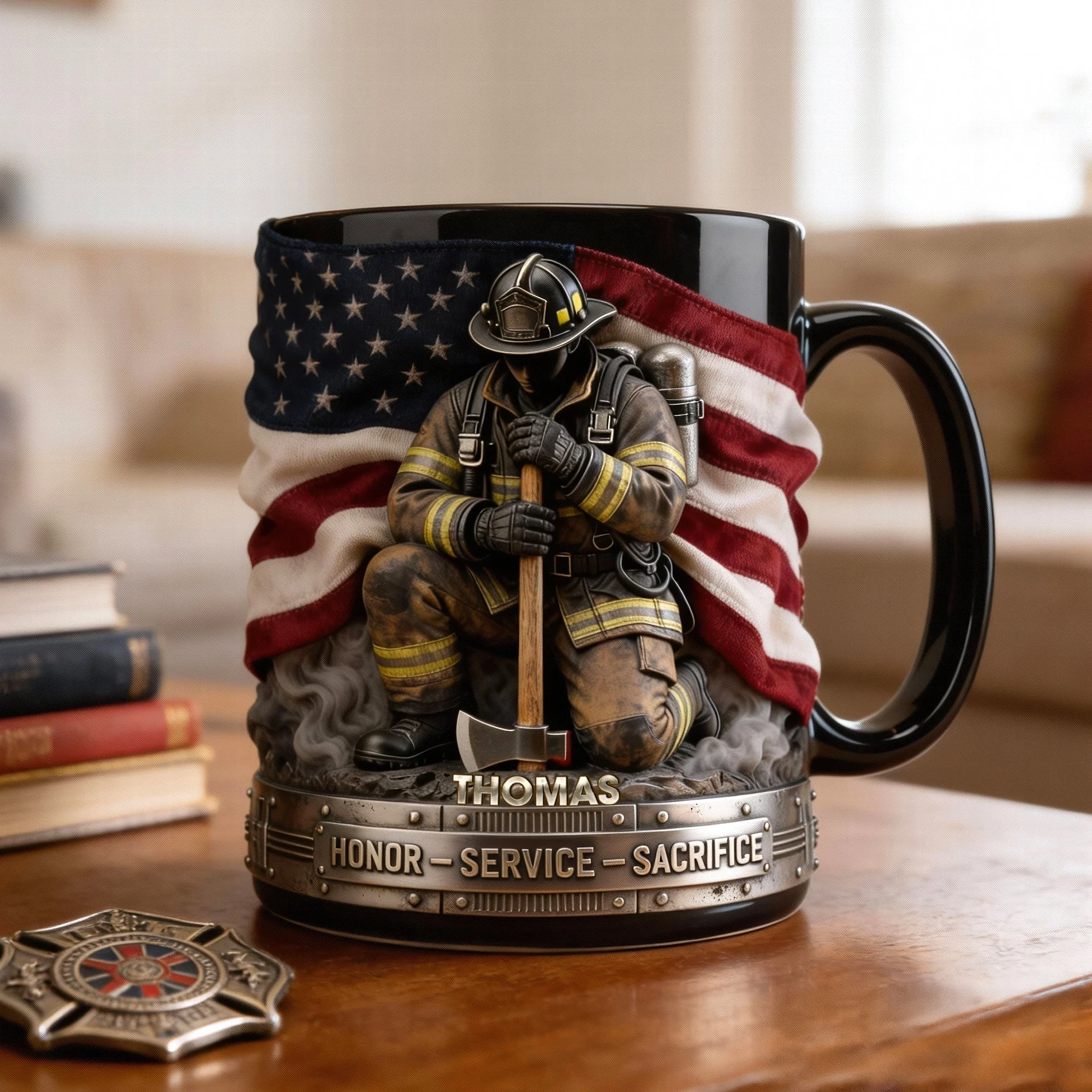 Firefighter Pride Coffee Mug – Personalized Gifts For Firefighter 04toqn251225 - Image 10