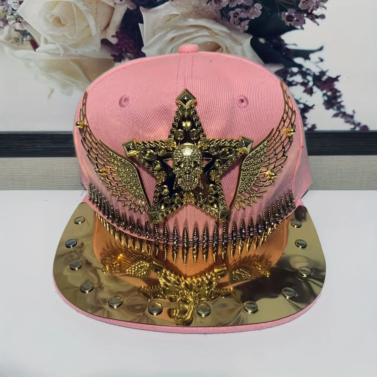 New Hip-Hop Punk Studded Baseball Cap for Street Dance, Suitable for Both Men And Women - Image 9
