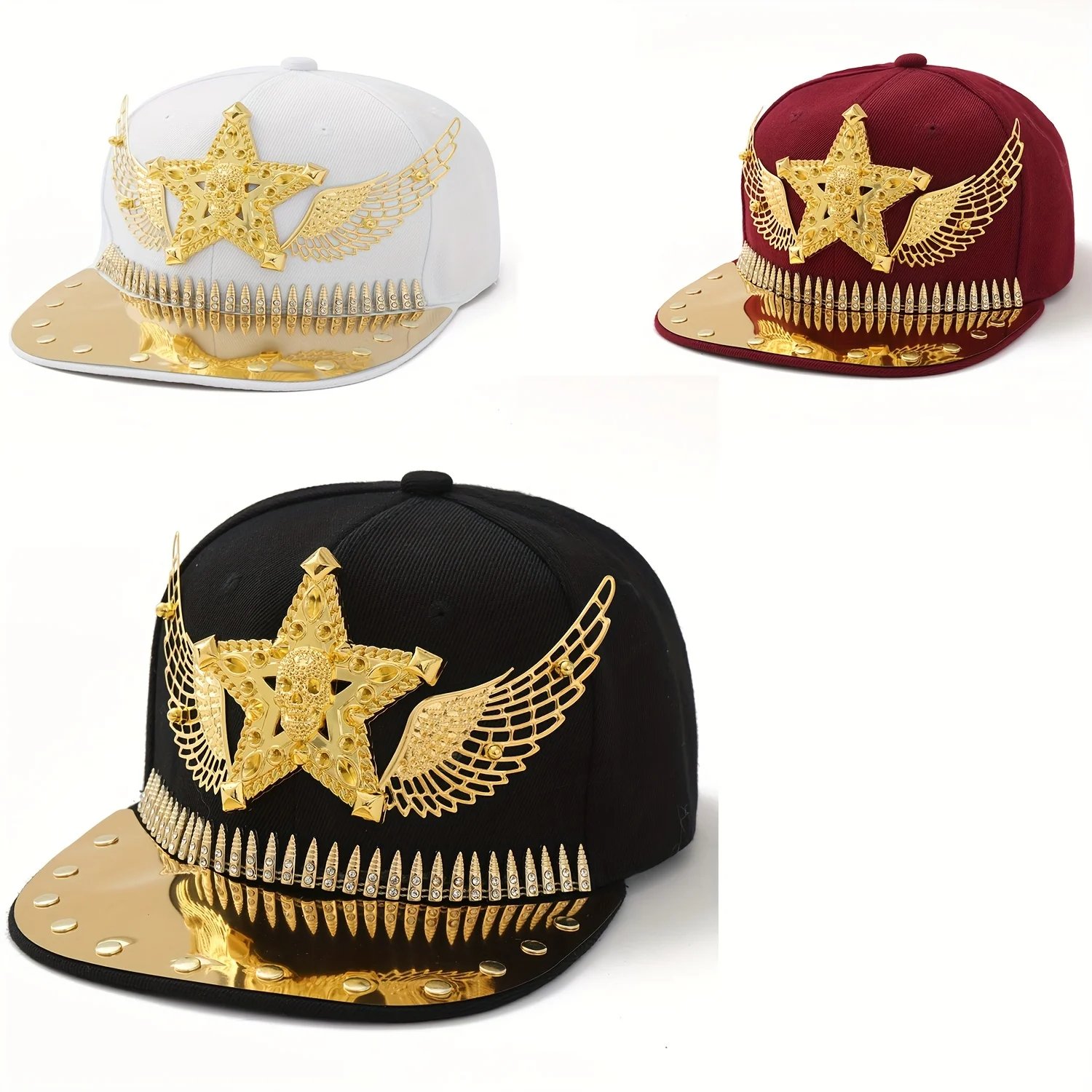New Hip-Hop Punk Studded Baseball Cap for Street Dance, Suitable for Both Men And Women - Image 10
