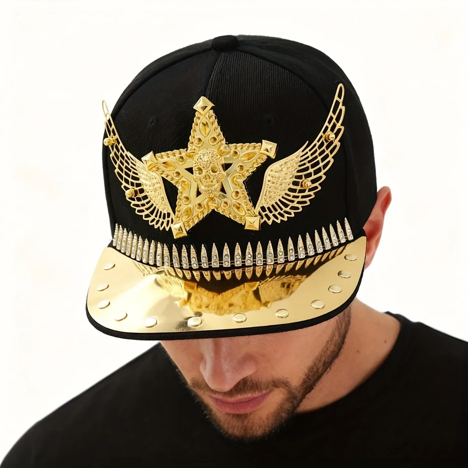 New Hip-Hop Punk Studded Baseball Cap for Street Dance, Suitable for Both Men And Women - Image 13