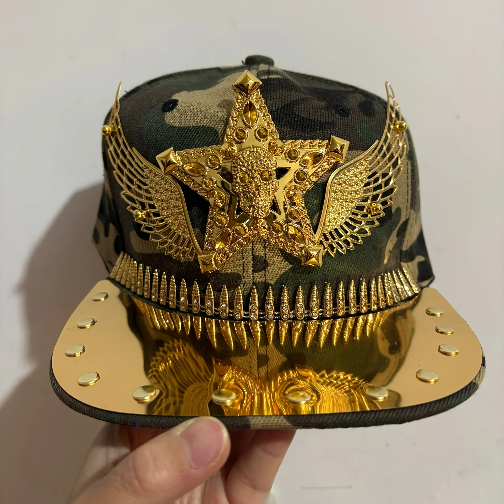 New Hip-Hop Punk Studded Baseball Cap for Street Dance, Suitable for Both Men And Women - Image 15
