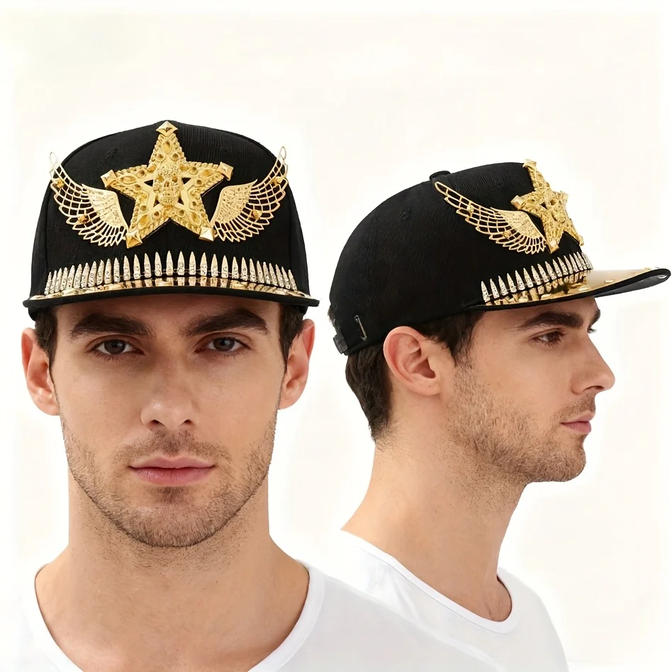 New Hip-Hop Punk Studded Baseball Cap for Street Dance, Suitable for Both Men And Women - Image 20