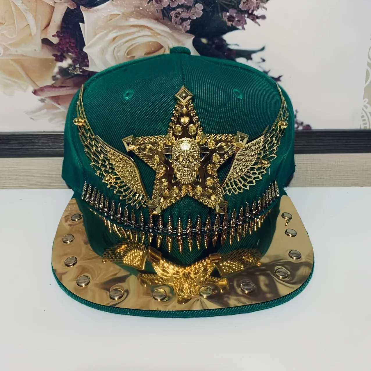 New Hip-Hop Punk Studded Baseball Cap for Street Dance, Suitable for Both Men And Women - Image 34