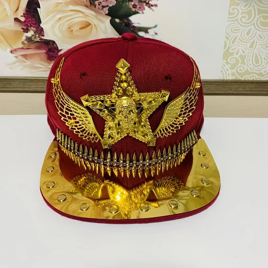 New Hip-Hop Punk Studded Baseball Cap for Street Dance, Suitable for Both Men And Women - Image 41