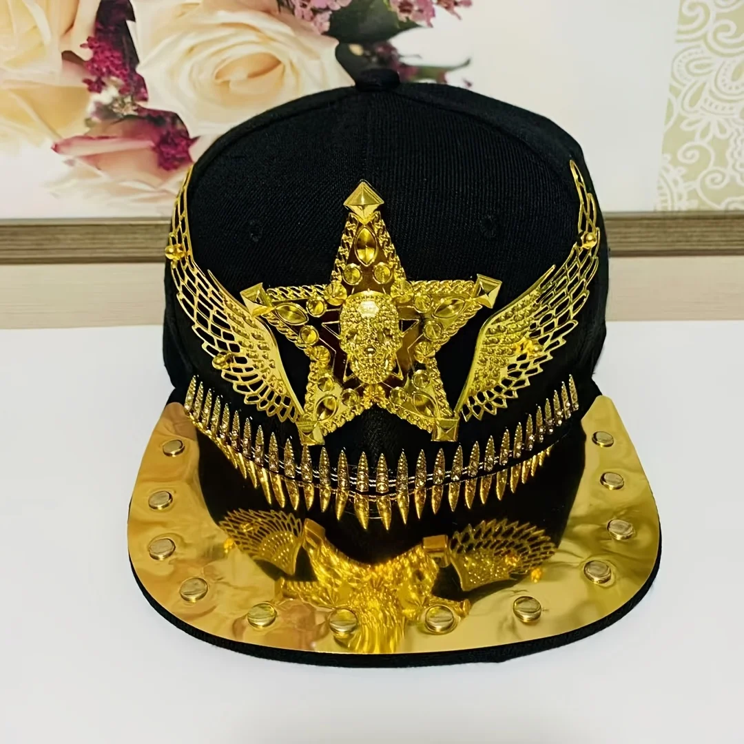New Hip-Hop Punk Studded Baseball Cap for Street Dance, Suitable for Both Men And Women - Image 42