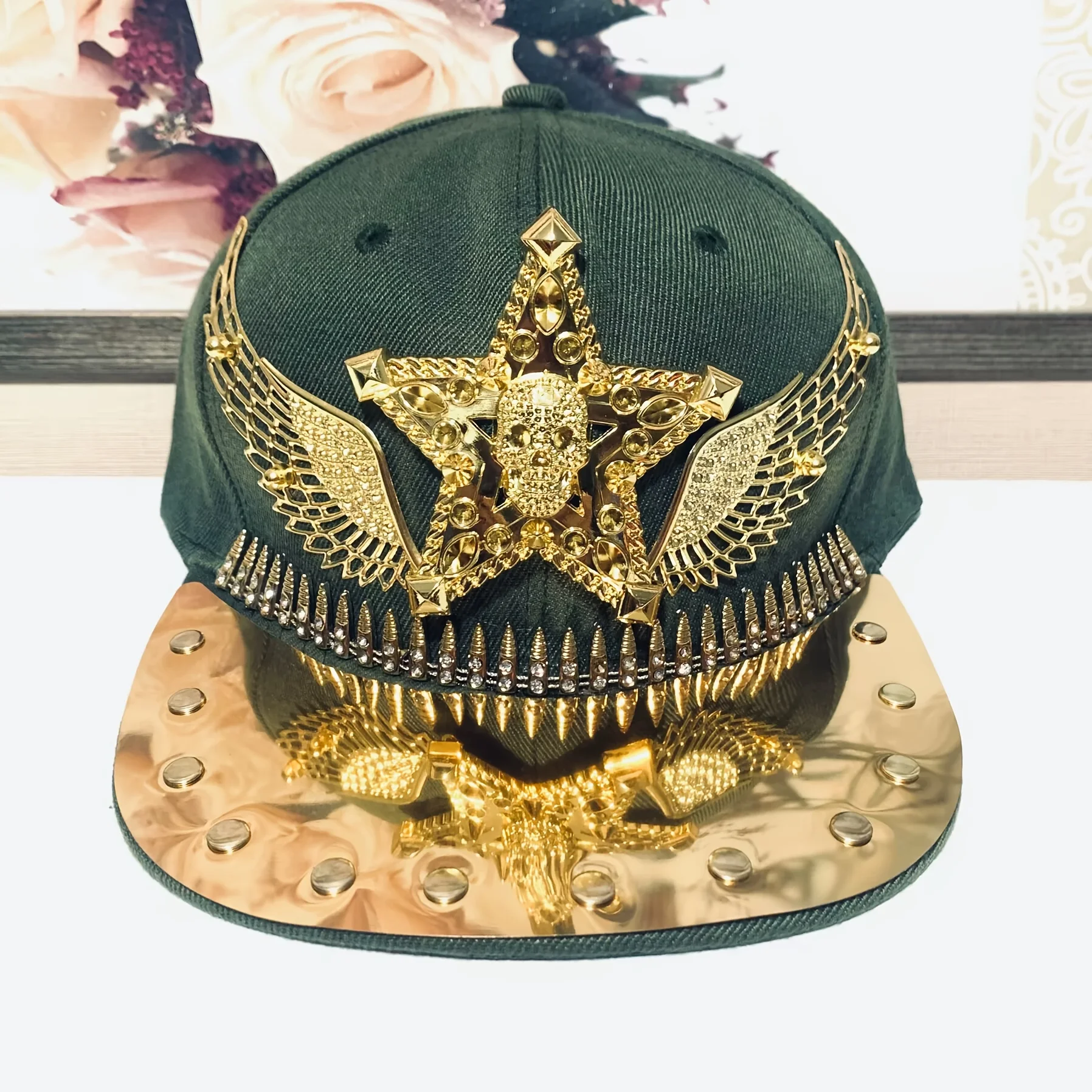 New Hip-Hop Punk Studded Baseball Cap for Street Dance, Suitable for Both Men And Women - Image 49