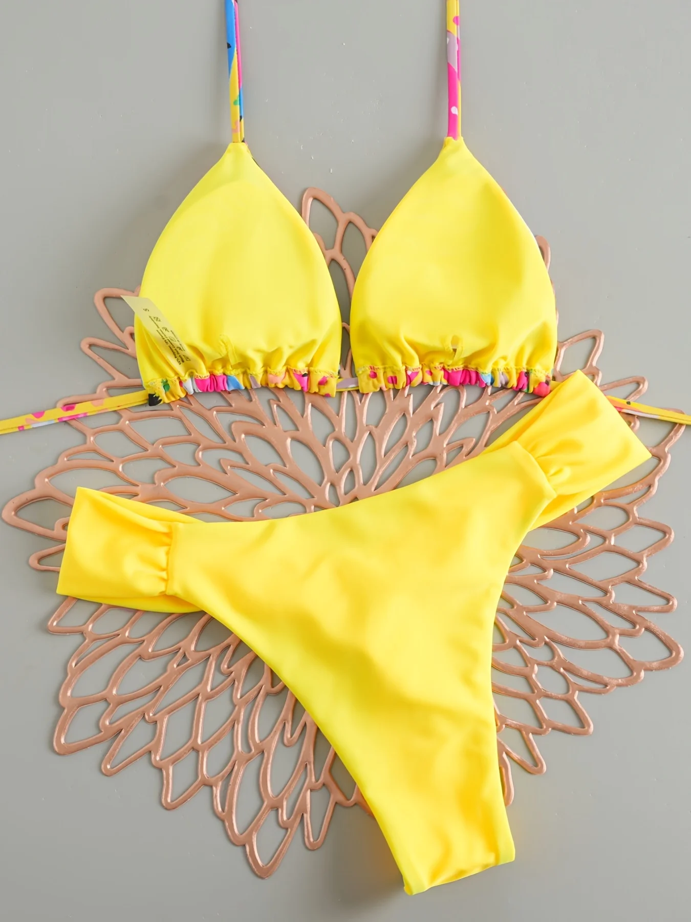 Tropical Fruit Print Sexy Bikini Fashion Hot Swimsuit - Image 13