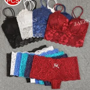 10pcs Assorted Colors Women's Underwear Set - Seamless Wireless Bras, Hidden Side Seams, Anti-Exposure, Breathable Fabric, S-XL for Daily Wear