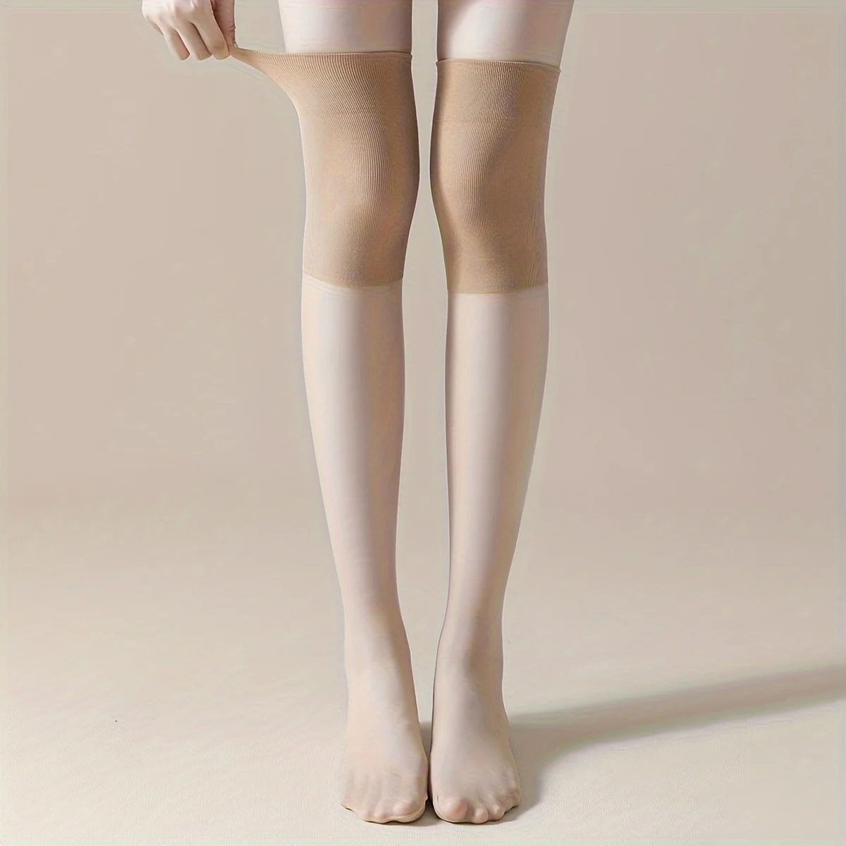 10 pairs of Summer Socks | Air-Conditioned Knee Pads, Long Stockings, Any Cut, Non-Slip, Non-Removable, Beautiful Leg Socks, Sexy High Knee Stockings, Solid Color, Hand Wash - Image 5