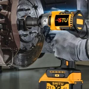 21V Wireless Impact Wrench, Impact Wrench High Torque, Wireless Wrench Kit Tools, Equipped with 4000mAh Battery, Rechargeable Battery. Wireless Drill/driver Compatible with Car, Motorcycle Repair - An Ideal Gift for Mechanics, DIY Enthusiasts And Men