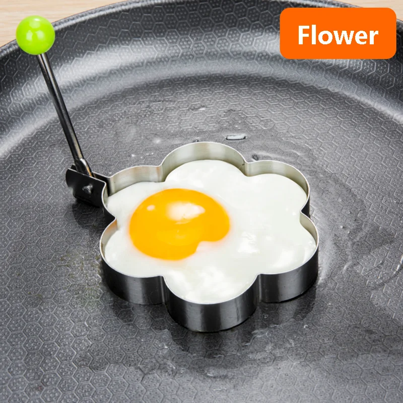 1/4pcs, Egg Mold, Egg Ring Molds, Fried Egg Mold, DIY Fried Egg Mold, Creative… - Image 10