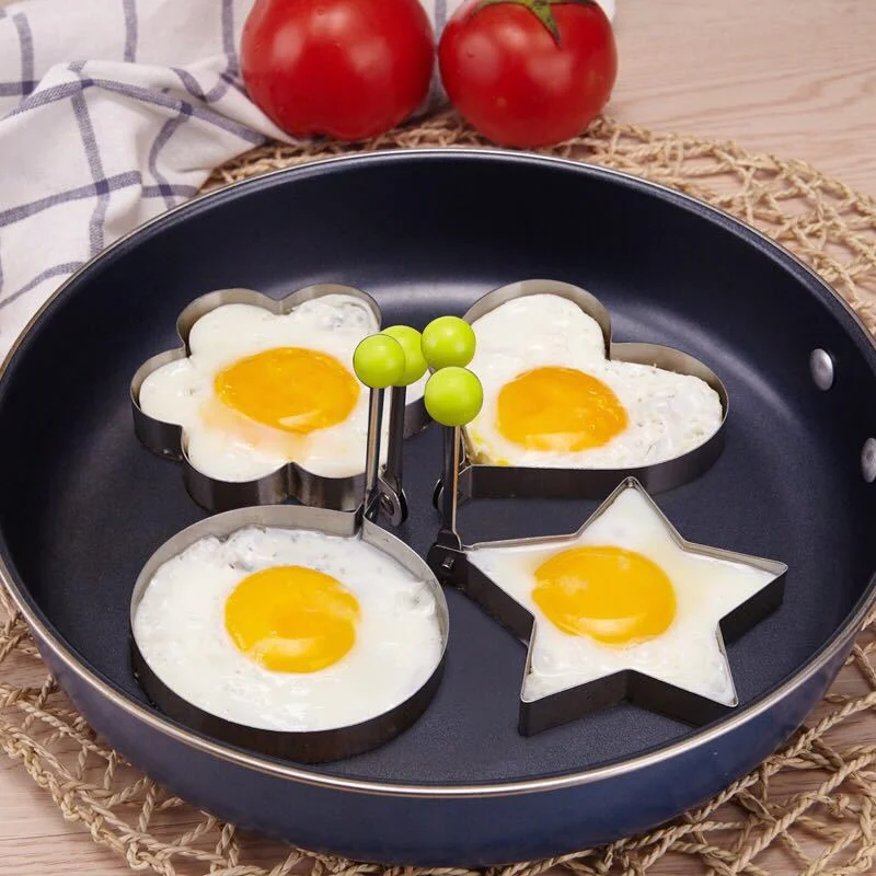 1/4pcs, Egg Mold, Egg Ring Molds, Fried Egg Mold, DIY Fried Egg Mold, Creative… - Image 19