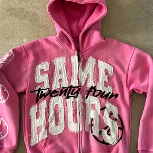 Women'S Y2K Retro 2000s Hoodie - Pastel Pink with Bold Lettering, Long Sleeve Hooded Sweatshirt for Casual Outfits, Everyday & Special Events - Non-See-Through Fabric Streetwear Essential, Event Attire, Embroidered Detailing, Durable Fabric, Street Style, Vintage Aesthetic, Highquality Stitching, Unisex Style, Fashion Enthusiasts, Lounge Wear, Trendy Sweatshirt, Soft Material, Patchwork Design, Fashionforward Women
