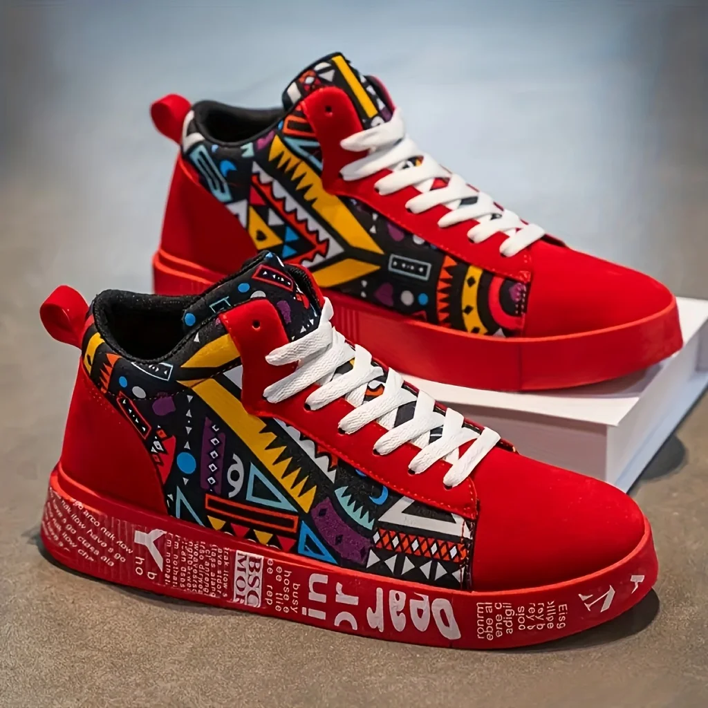Men'S High-Top Trendy Board Shoes | Ultra-Light and Comfortable Soles, Street-S…
