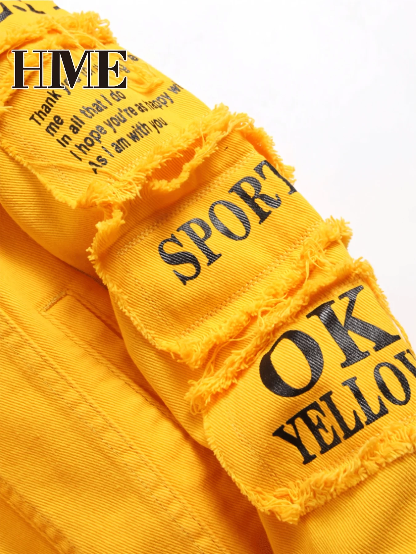 HME Men's Autumn New Trendy Style Denim Jacket - Street Hip-hop Street Scene. B… - Image 7